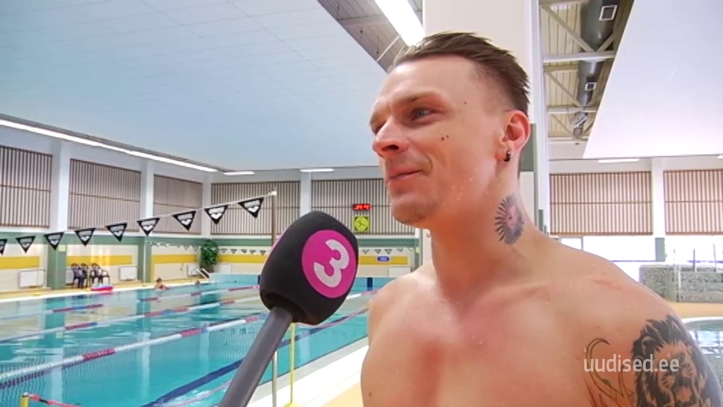 VIDEO! Tanel Padar esimese ujumistrenni järel: vett ma enam niipalju ei karda