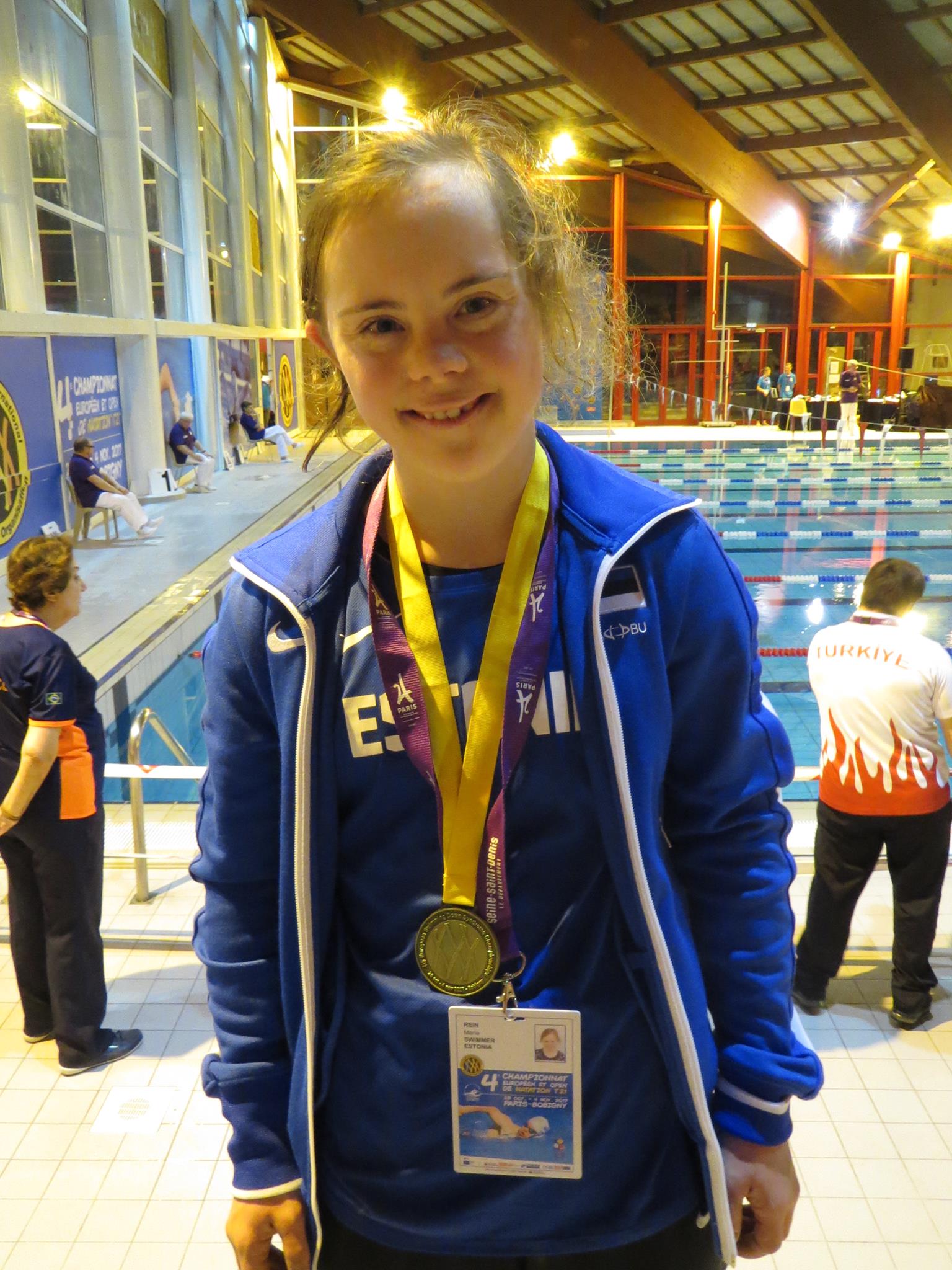 Palju õnne! Maria Rein võitis Downi sündroomiga ujujate Euroopa meistrivõistlustelt kolmanda medali