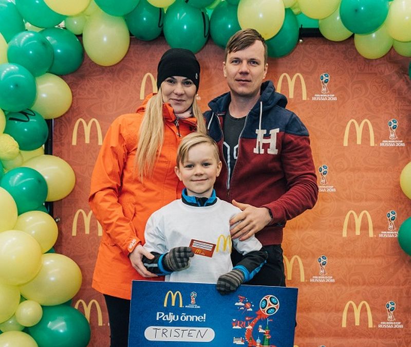 Jalgpalli MM-i finaalmängule sõidab 8-aastane Tristen Kool