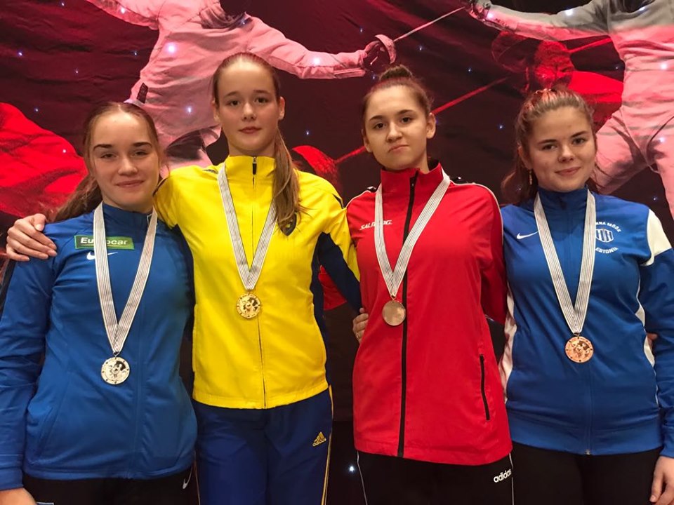 Eesti noored olid edukad Põhjamaade epee meistrivõistlustel
