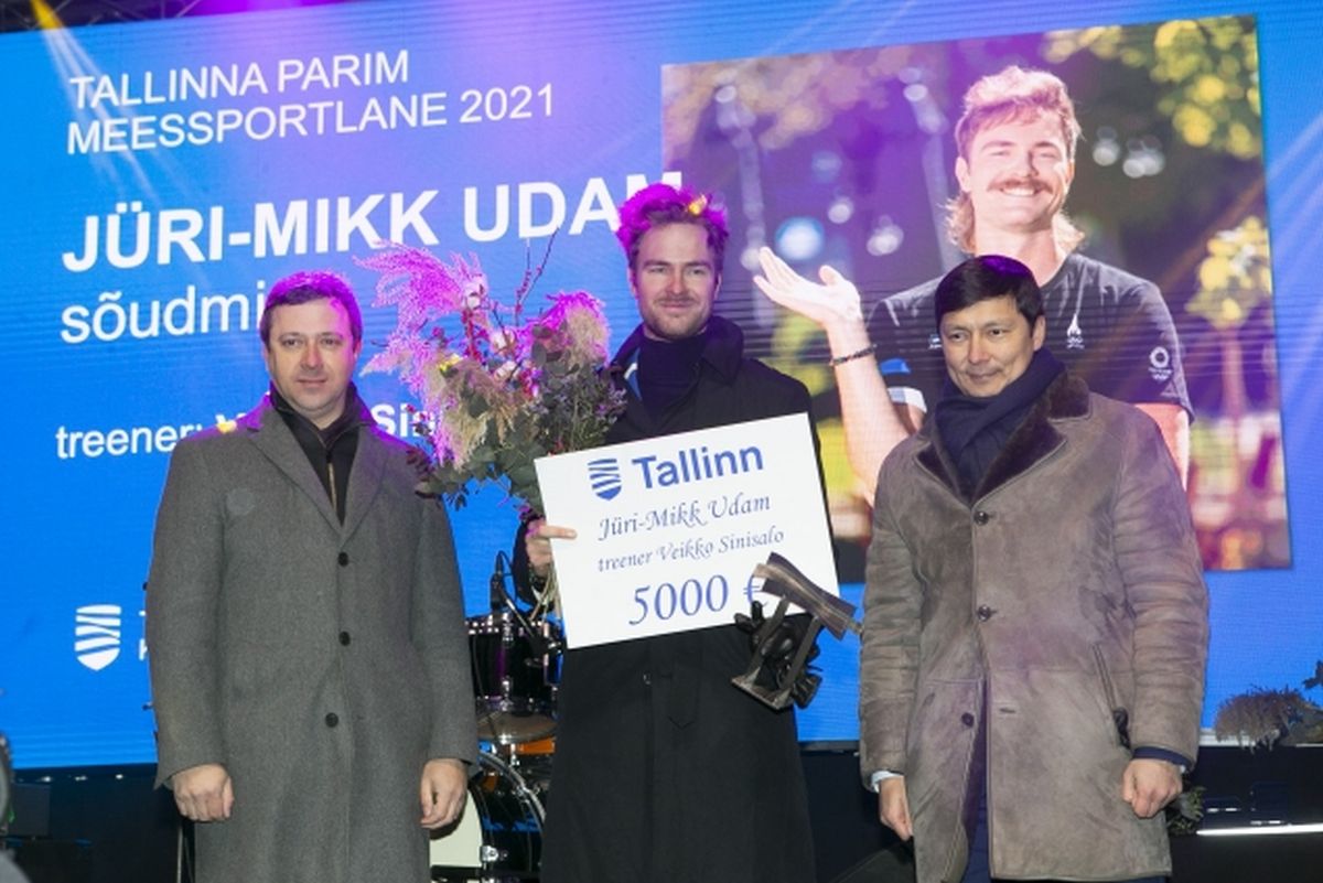 Tallinn tunnustas EM-i pronksmedalivõitjaid Jüri-Mikk Udamit ja Ilja Makarovit