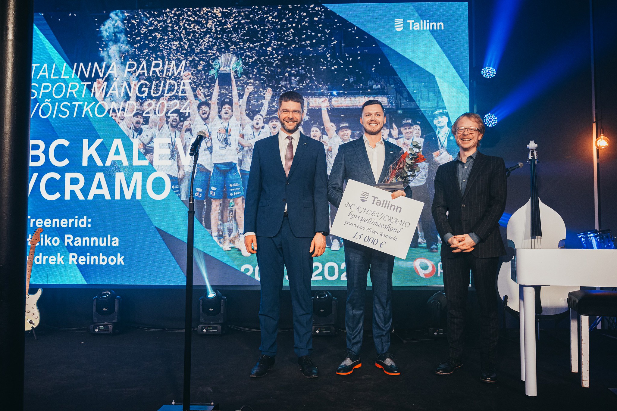 Tallinna spordigala 2024_aasta sportmängude võistkonna auhinna üleandmine_Kalev Cramo_foto Ellen Rudi_Tln Strateegiakeskus (16)